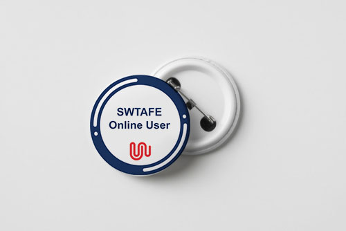 A image of the SWTAFE Online User Badge.